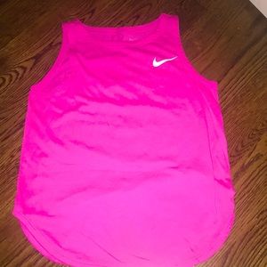 Pink Nike tank top